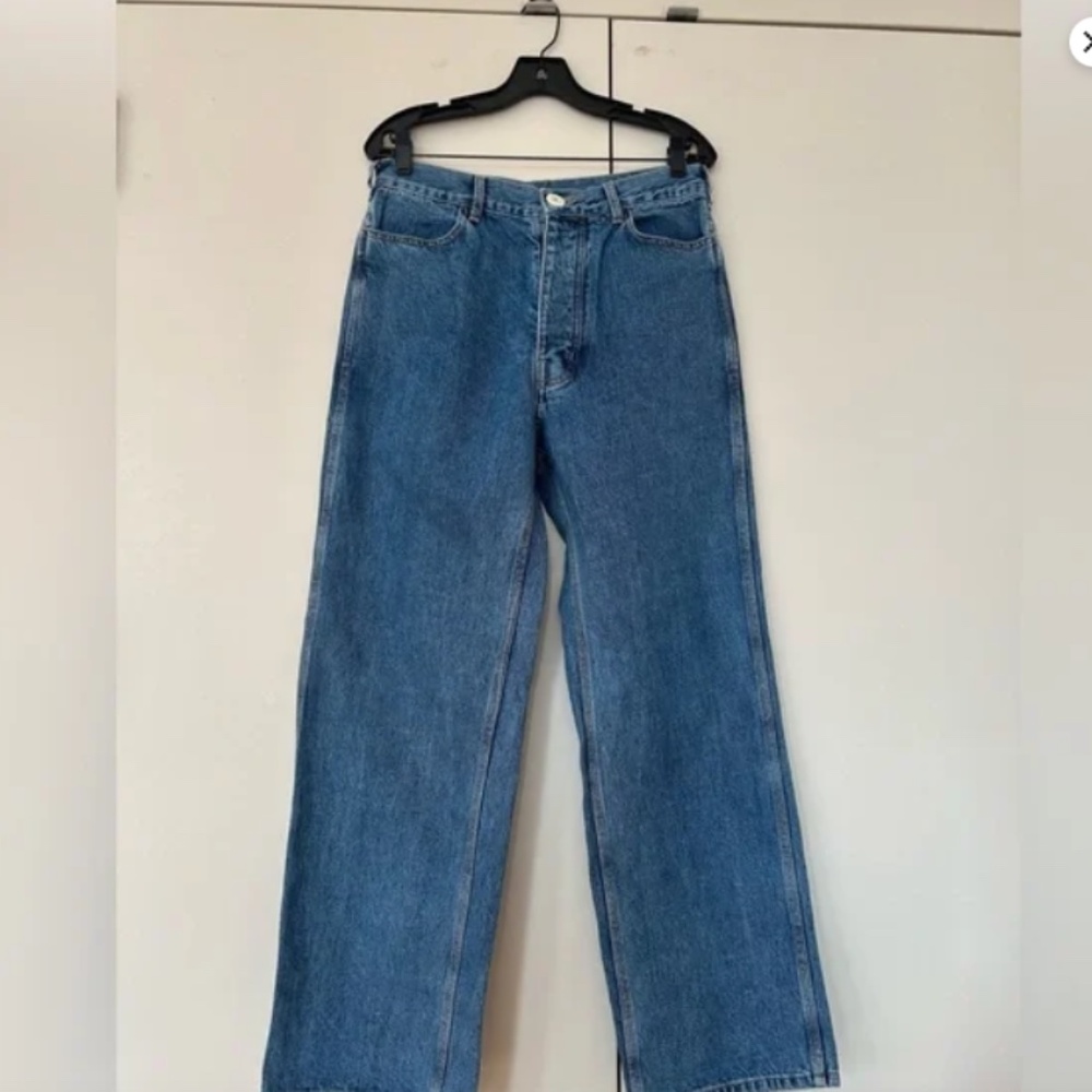 Jesse Kamm 225 cowboy blue jeans medium blue wash denim jeans